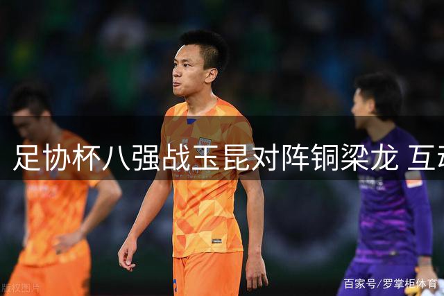 足协杯八强战玉昆对阵铜梁龙 互动赢取现场观赛门票